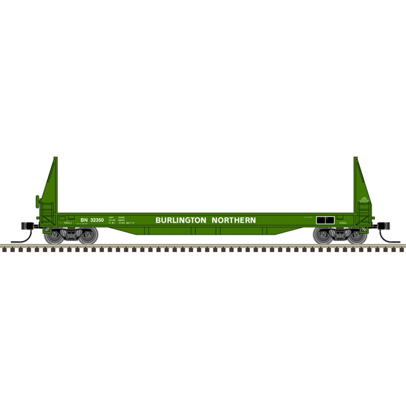 Atlas N Scale SIECO 50' Pulpwood Flatcar Burlington Northern BN