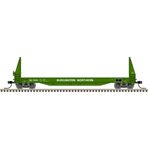 Atlas N Scale SIECO 50' Pulpwood Flatcar Burlington Northern BN
