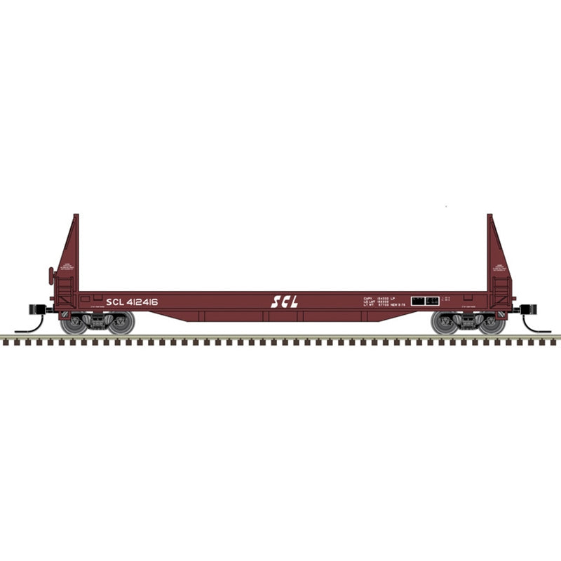 Atlas N Scale SIECO 50' Pulpwood Flatcar Seaboard Coast Line SCL