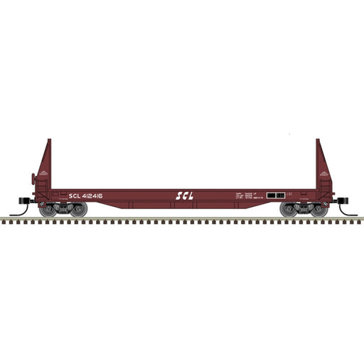 Atlas N Scale SIECO 50' Pulpwood Flatcar Seaboard Coast Line SCL