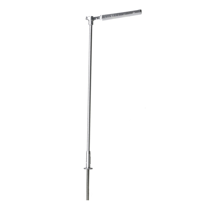 Atlas N Scale Silver Single Arm Parking Lot Light with LED (3 Pack)