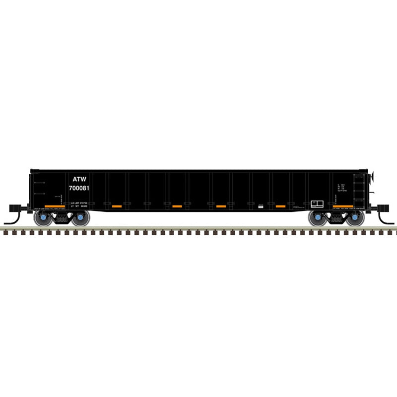 Atlas N Scale Thrall 2743 Covered Gondola Atlantic & Western ATW