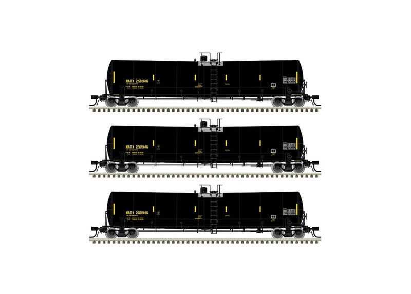 Atlas N Scale Trinity 25,500 Gallon Tank Car 3 Pack NATX 