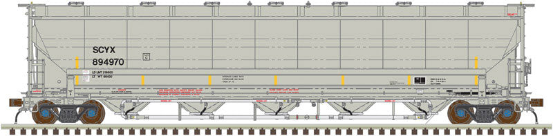 Atlas N Scale Trinity 5660 PD Covered Hopper First Union SCYX