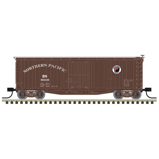 Atlas N Scale USRA Double Sheathed Boxcar Burlington Northern Ex-NP BN