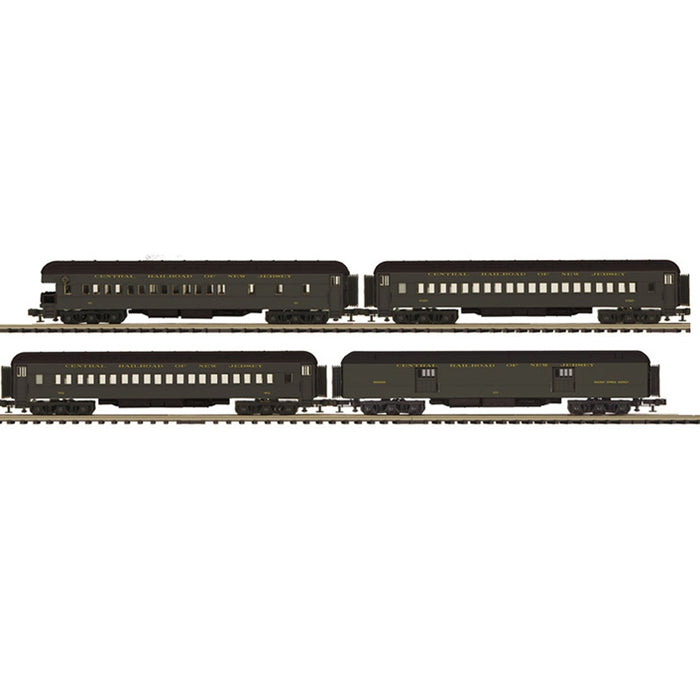 Atlas O Premier 3001766A O Scale Madison Heavyweight Central of Jersey 4 Car Set