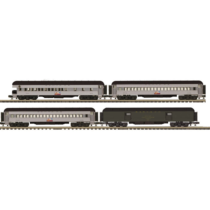 Atlas O Premier 3001770A O Scale Madison Heavyweight Santa Fe 4 Car Set