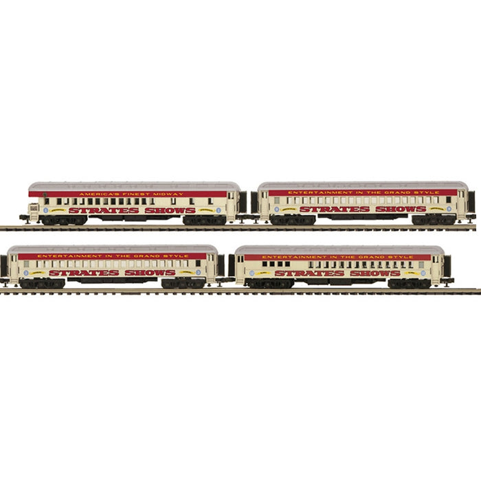 Atlas O Premier 3001772A O Scale Strates Shows Red Train 4 Car Set