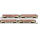 Atlas O Premier 3001772A O Scale Strates Shows Red Train 4 Car Set