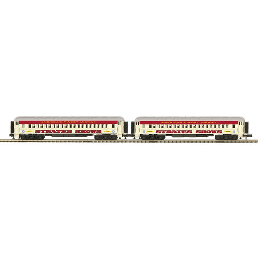 Atlas O Premier 3001772B O Scale Strates Shows Red Train #8 & #2 2 Car Set