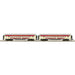 Atlas O Premier 3001772B O Scale Strates Shows Red Train #8 & #2 2 Car Set