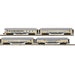 Atlas O Premier 3001773A O Scale Strates Shows Blue Train 4 Car Set