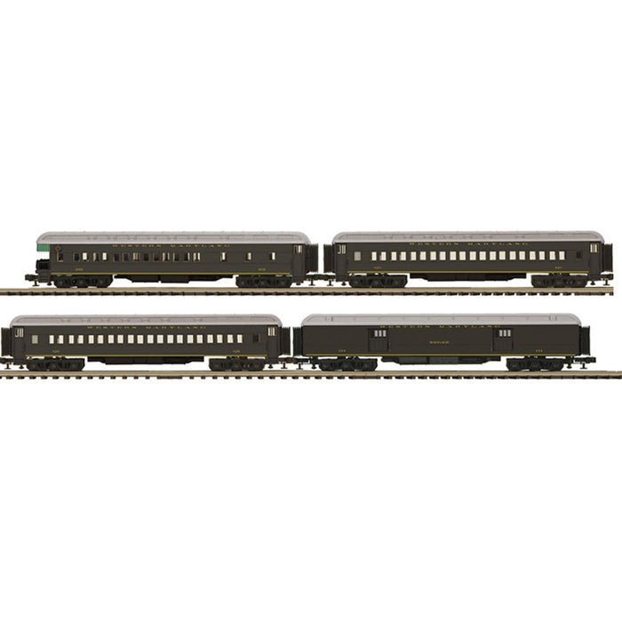 Atlas O Premier 3001776A O Scale Madison Heavyweight Western Maryland 4 Car Set