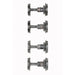 Atlas O Premier 66046 O Scale Replacement Locomotive Wheel Set for 2 Rail 4 Axle Diesel