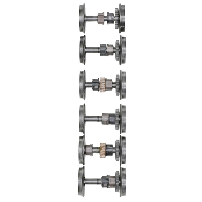 Atlas O Premier 66047 O Scale Replacement Locomotive Wheel Set for 2 Rail 6 Axle Diesel