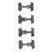 Atlas O Premier 66048 O Scale Replacement Locomotive Wheel Set for 3 Rail 4 Axle Diesel
