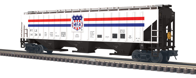 Atlas O Trainman 2001641 O Scale PS 4750 Covered Hopper MFA Inc PTLX 14352