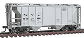 Atlas Trainman 11306 HO Scale PS-2 2 Bay Covered Hopper New York Central NYC 883180 - NOS