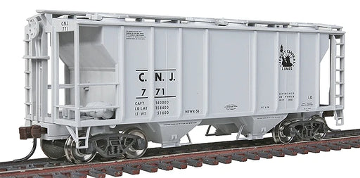 Atlas Trainman 11362 HO Scale PS-2 2 Bay Covered Hopper Jersey Central CNJ 790 - NOS