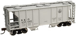 Atlas Trainman 11369 HO Scale PS-2 2 Bay Covered Hopper Baltimore & Ohio B&O 6315454 - NOS