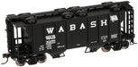 Atlas Trainman 17209 HO Scale PS-2 2 Bay Covered Hopper Pennsylvania Wabash 30250 - NOS