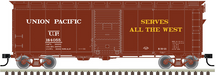 Atlas Trainman 20006256 HO Scale 40' 1937 AAR Boxcar Kit Union Pacific UP 184152