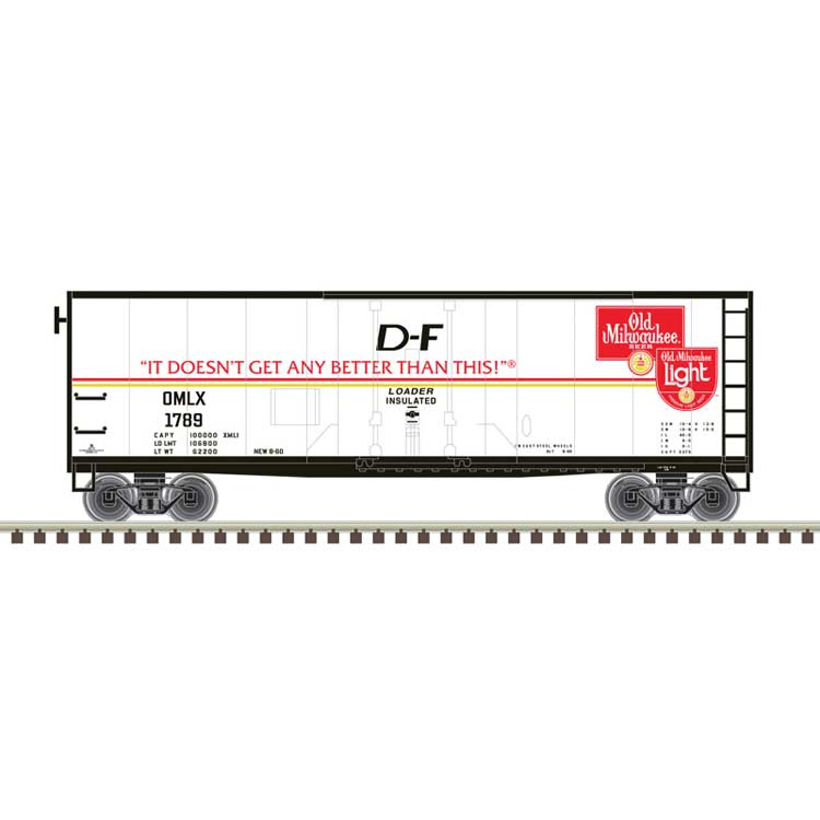 Atlas Trainman 20007246 HO Scale 40' Plug Door Boxcar Old Milwaukee 1906