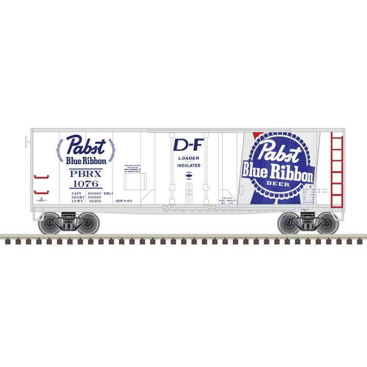 Atlas Trainman 20007247 HO Scale 40' Plug Door Boxcar Pabst Blue Ribbon 1005