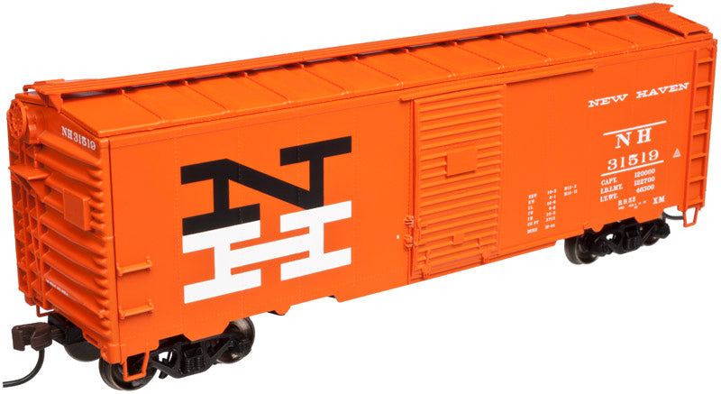 Atlas Trainman 21003234 HO Scale 40' 1937 AAR Boxcar Kit New Haven NH 31519 - NOS