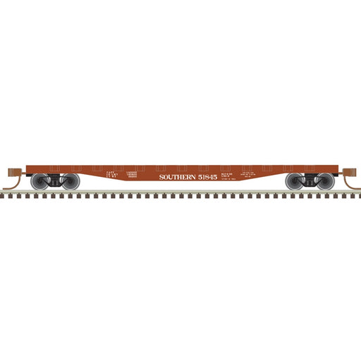 Atlas Trainman 50005573 N Scale 50' Flatcar with Stakes Southern 51852