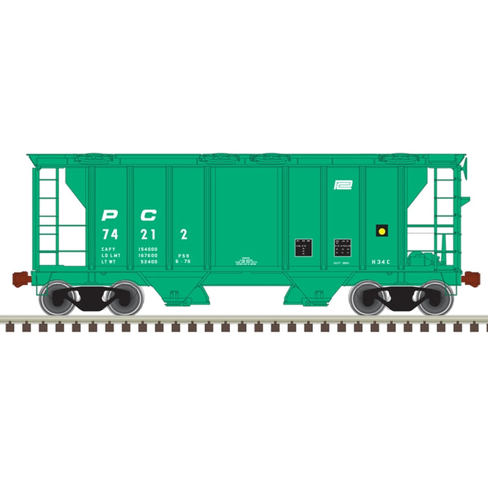 Atlas Trainman 50005894 N Scale PS-2 Covered Hopper PC 74212