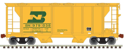 Atlas Trainman 50005913 N Scale PS-2 2 Bay Covered Hopper Burlington Northern BN 979039