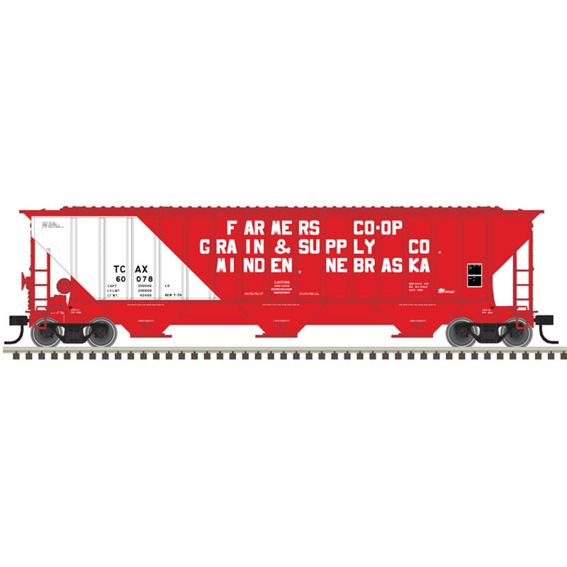 Atlas Trainman 50005933 N Scale Thrall 4750 Covered Hopper TCAX 60073
