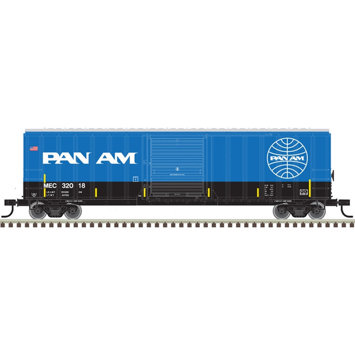 Atlas Trainman 50005981 N Scale 50'6" Boxcar Pan Am MEC 32018