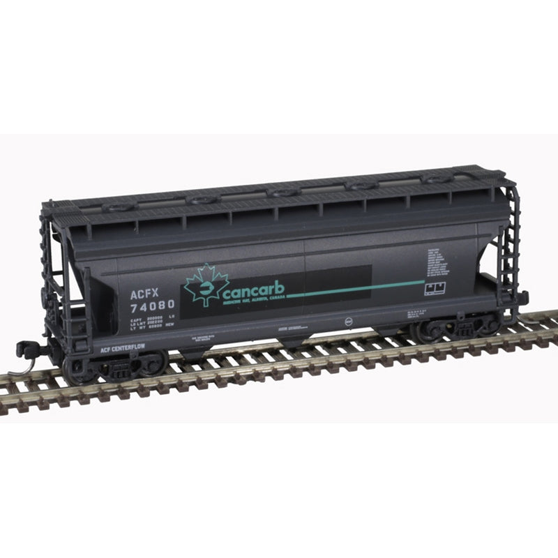 Atlas Trainman 50006108 N Scale ACF 3560 Covered Hopper Cancarb ACFX 74072