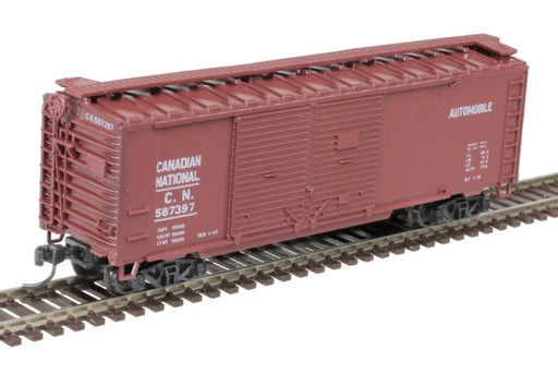 Atlas Trainman 50006192 N Scale 40' Double Door Boxcar Canadian National CN 537937