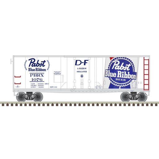Atlas Trainman 50006493 N Scale 40' Plug Door Boxcar Pabst Blue Ribbon PBRX 1005