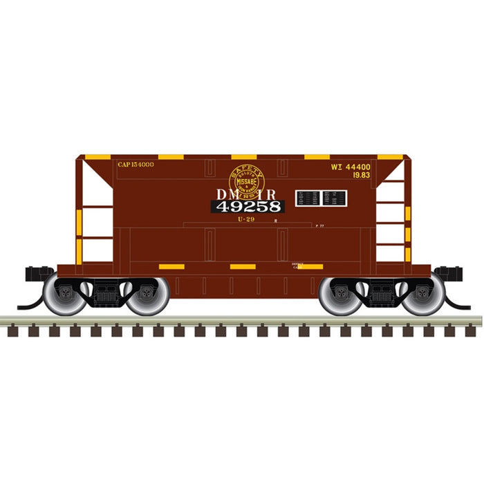 Atlas Trainman 50007868 N Scale 70 Ton Ore Car 6 Pack Duluth Missabe & Iron Range DM&IR