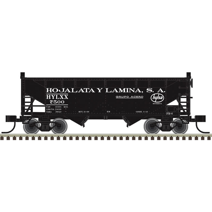 Atlas Trainman HO Scale 2 Bay Offset Hopper Hojalata Y Lamina S.A.