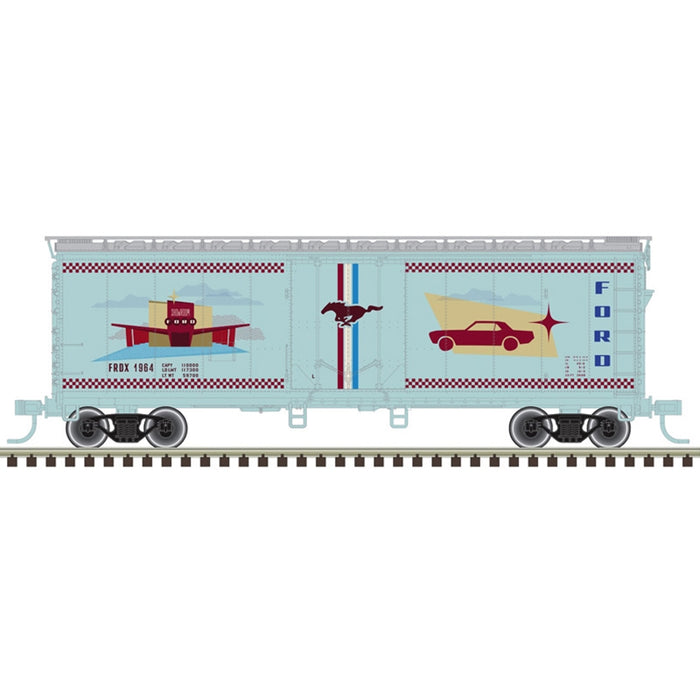 Atlas Trainman HO Scale 40' Plug Door Boxcar Ford Vintage Mustang FRDX