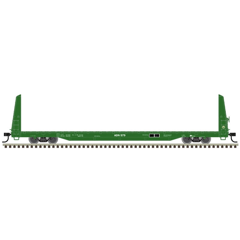 Atlas Trainman HO Scale 68' Bulkhead Flatcar Ashley Drew & Northern ADN
