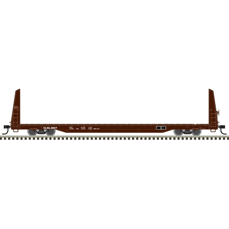 Atlas Trainman HO Scale 68' Bulkhead Flatcar Columbia & Silver Creek Railroad CLSL