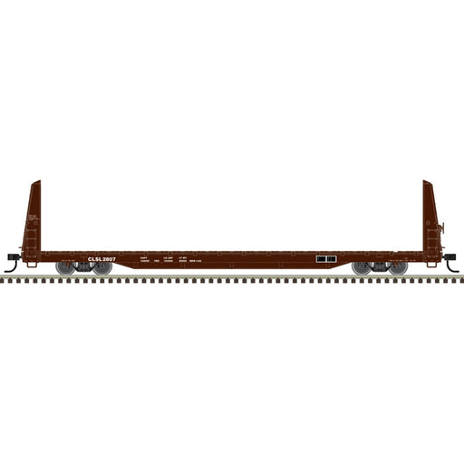 Atlas Trainman HO Scale 68' Bulkhead Flatcar Columbia & Silver Creek Railroad CLSL