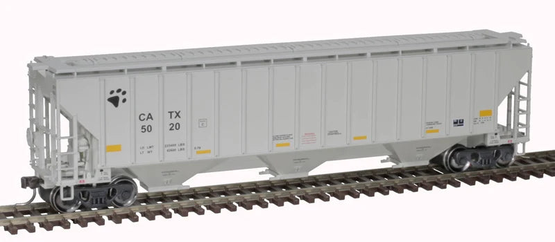Atlas Trainman HO Scale Thrall 4750 3 Bay Covered Hopper CATX