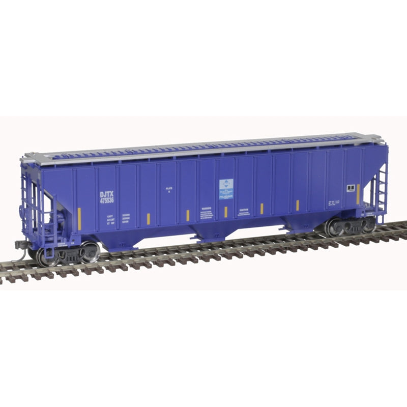 Atlas Trainman HO Scale Thrall 4750 3 Bay Covered Hopper David J. Joseph Transportation DJTX