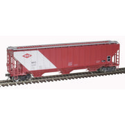Atlas Trainman HO Scale Thrall 4750 3 Bay Covered Hopper Minneapolis, Northfield and Southern MN&S