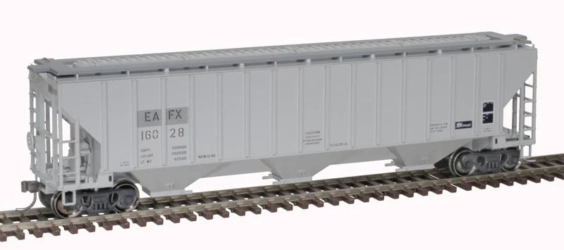 Atlas Trainman HO Scale Thrall 4750 3 Bay Covered Hopper Rail Logistics EAFX