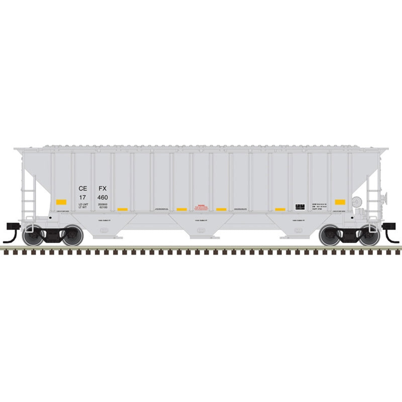 Atlas Trainman HO Scale Thrall 4750 Covered Hopper CIT Group "with Conspicuity" CEFX