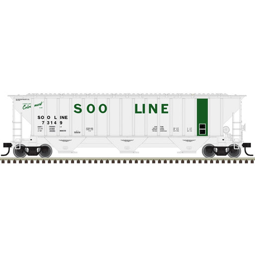 Atlas Trainman HO Scale Thrall 4750 Covered Hopper SOO Line