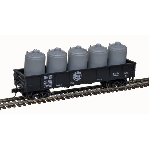 Atlas Trainman N Scale 42' Steel Gondola with Cement Container Load Duluth, Missabe & Iron Range DM&IR